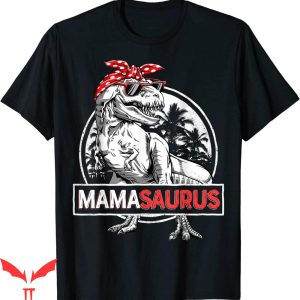 I Am Mother 2 T-Shirt Mamasaurus T Rex Dinosaur Funny Mama
