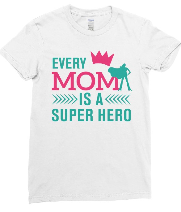 I Became The Heros Mom T Shirt My Mom Is My Super Hero Tee