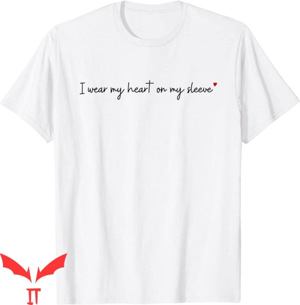 I Wear My Heart On My Sleeve T-Shirt For Mom Mother’s Day