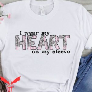 I Wear My Heart On My Sleeve T-Shirt Valentine’s Day