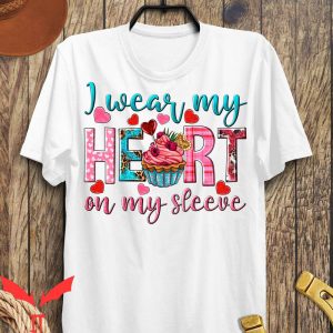 I Wear My Heart On My Sleeve T-Shirt Western Valentine’s Day