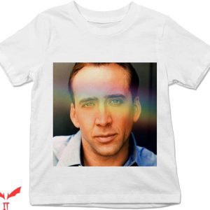 John Travolta Nicolas Cage T-Shirt Dreamy Look Rainbow