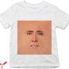 John Travolta Nicolas Cage T-Shirt Face Meme Funny Trending