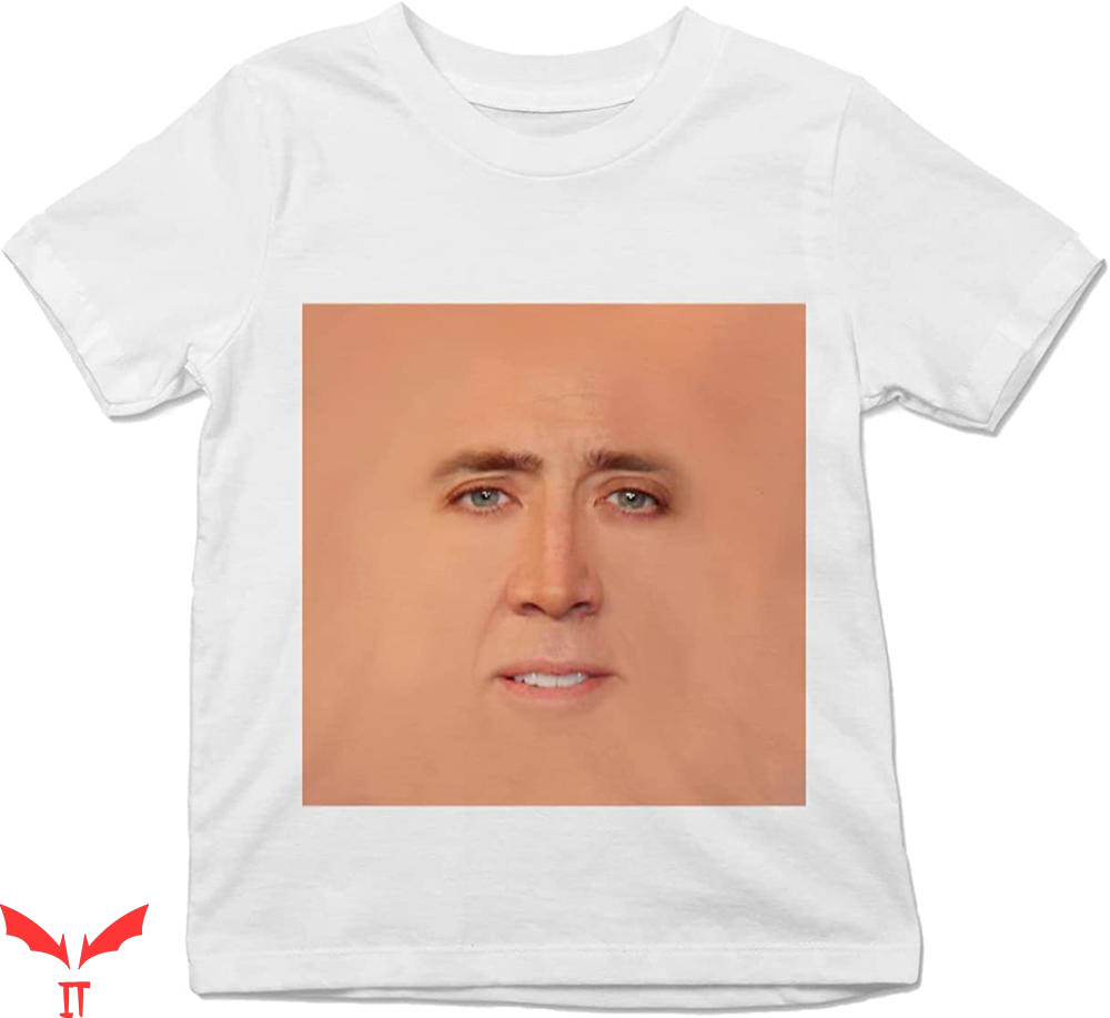 John Travolta Nicolas Cage T-Shirt Face Meme Funny Trending