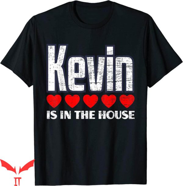 Kevin Love T-Shirt Is In The House Retro Hearts First Name