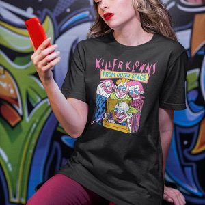 Killer Klowns T-Shirt From Outer Space 80s Movie Pizza