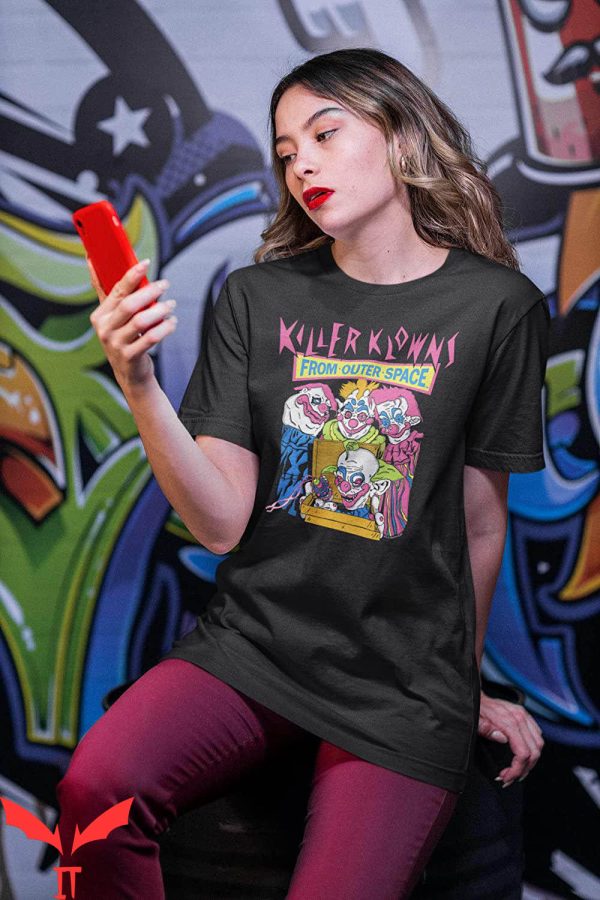 Killer Klowns T-Shirt From Outer Space 80s Movie Pizza