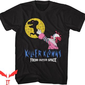 Killer Klowns T-Shirt From Outer Space Movie Shadow Puppet