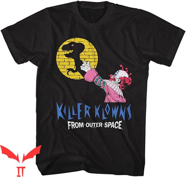 Killer Klowns T-Shirt From Outer Space Movie Shadow Puppet