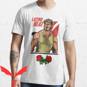 Latino Heat T-shirt Rose Champion Wrestling Eddie Guerrero