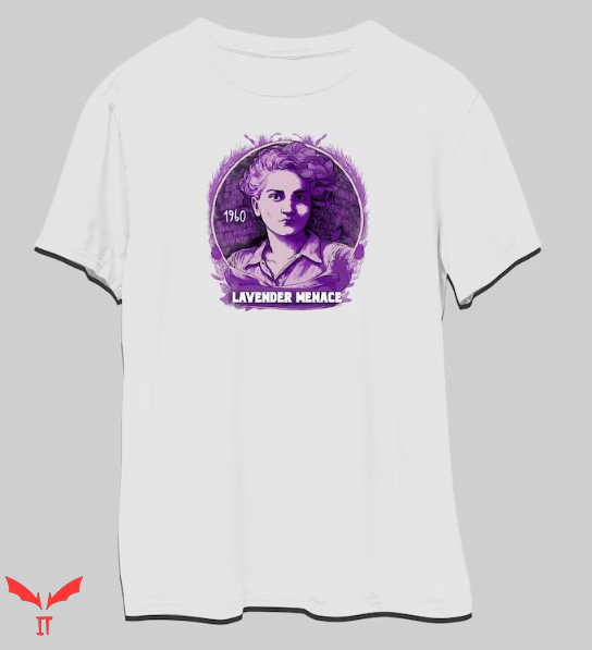 Lavender Menace T Shirt Symbol of LGBTQ Pride and Betrayal Lavender Menace T Shirt Symbol of LGBTQ Pride and Betrayal