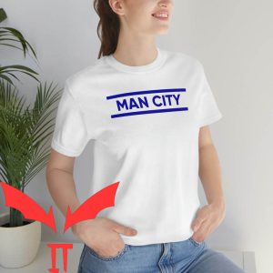 Man City Kappa T-Shirt MCFC Champions Football Fans Tee