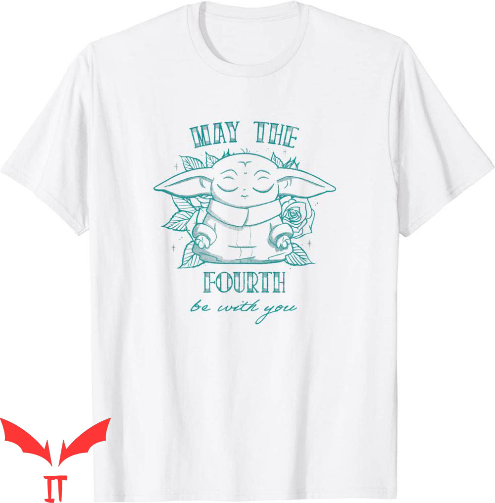 May The Fourth Be With You T-Shirt Star Wars Grogu Line Art May The Fourth Be With You T-Shirt Star Wars Grogu Line Art