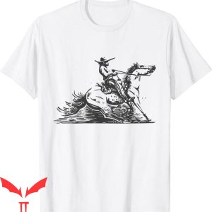 Mexican Cowboy T-Shirt Drawing Vintage Country Retro Tee
