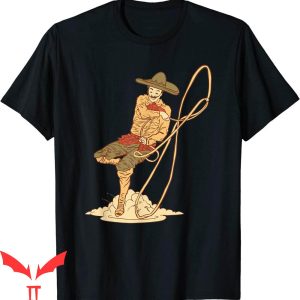 Mexican Cowboy T-Shirt Mexico Rope Trick Vintage Country Tee