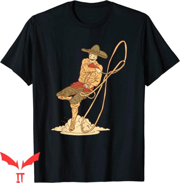 Mexican Cowboy T-Shirt Mexico Rope Trick Vintage Country Tee