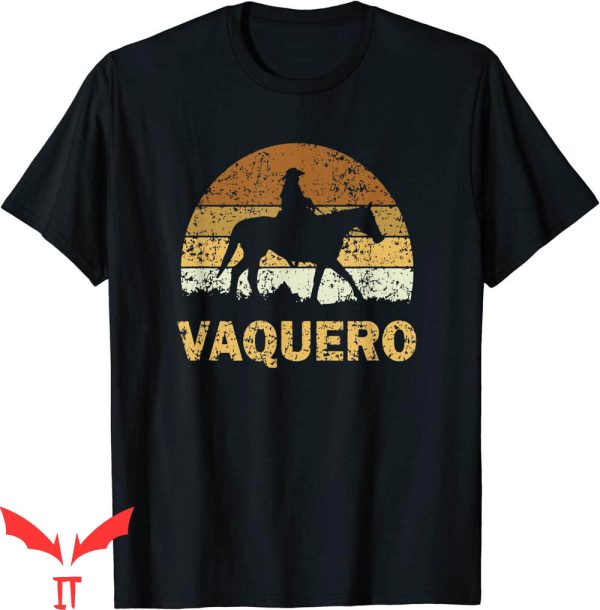 Mexican Cowboy T-Shirt Vaquero Trendy Vintage Country Tee