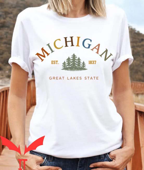 Michigan State Vintage T Shirt Great Lakes State Tee
