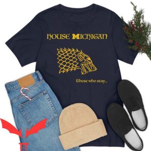 Michigan State Vintage T Shirt House Michigan Wolverines