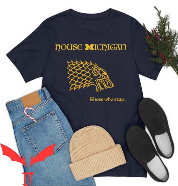 Michigan State Vintage T Shirt House Michigan Wolverines