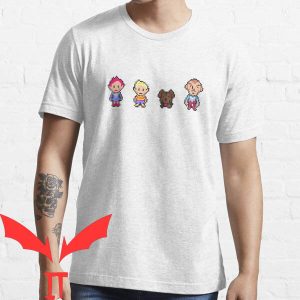 Mother 3 Emulator T-Shirt Funny Game All Characters Retro