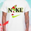Nike Grinch T-Shirt Festive Funny Xmas Santa Grinch Tee