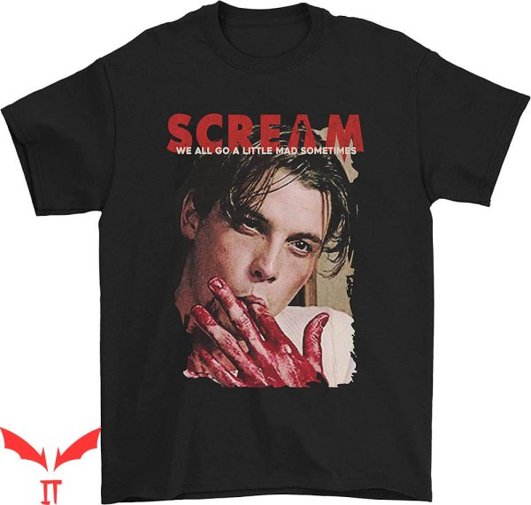 No You Hang Up Scream T-Shirt Movie Billy Loomis Multicolor