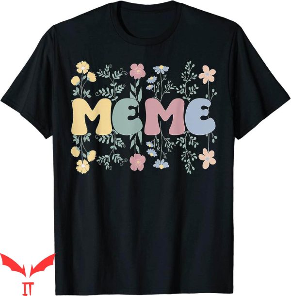 Ok Grandma Meme T-Shirt Groovy Flowers