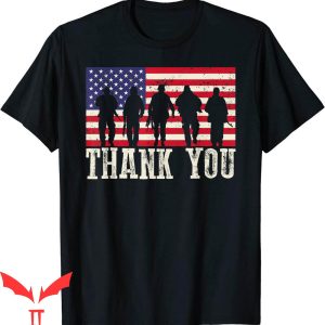 Patriotic T-Shirt American Flag Thank You 4th Of July