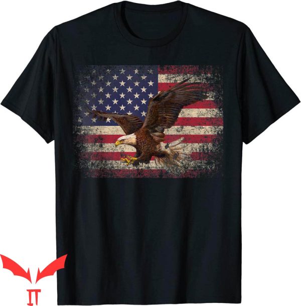 Patriotic T-Shirt Bald Eagle 4th Of July Christmas Gift