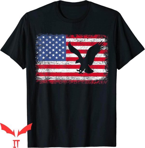 Patriotic T-Shirt Eagle 4th Of July USA American Flag