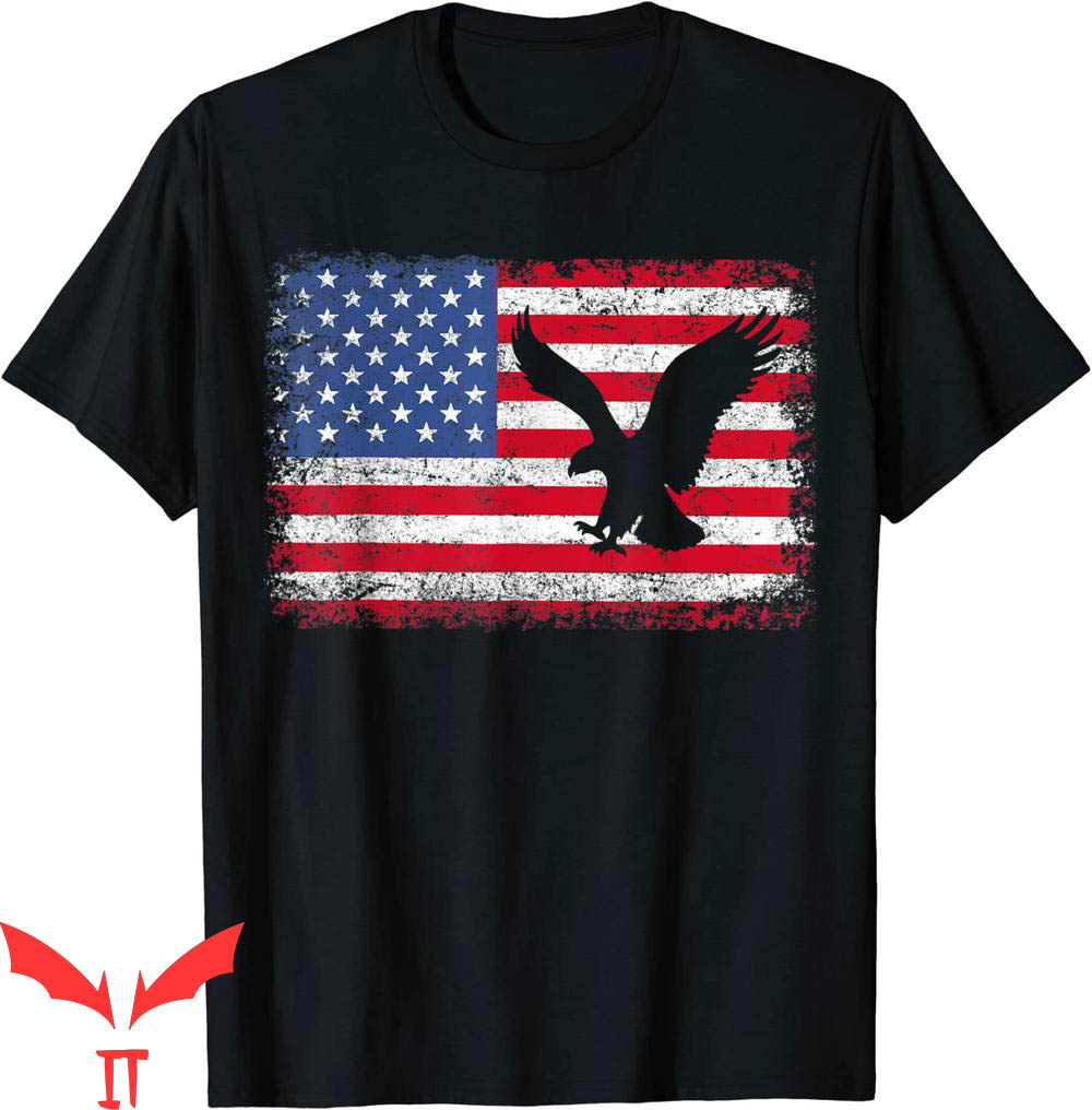 Patriotic T-Shirt Eagle 4th Of July USA American Flag