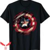Patriotic T-Shirt Marvel Comics Captain America Flag Fill