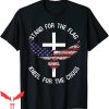Patriotic T-Shirt Stand For The Flag Kneel For The Cross