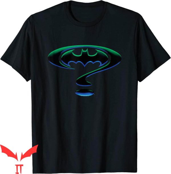 Question Mark T-Shirt Batman Forever Logo Grammar Tee