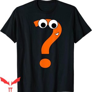Question Mark T-Shirt Funny Alphabet Spell Grammar Tee