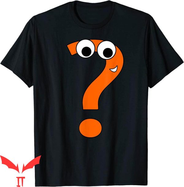 Question Mark T-Shirt Funny Alphabet Spell Grammar Tee