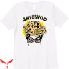 Reverse Cowgirl T-shirt Leopard Cowgirl Hat Glasses Sunflower