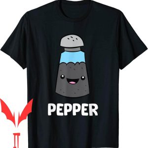 Salt And Pepper T-Shirt Costume Matching Text