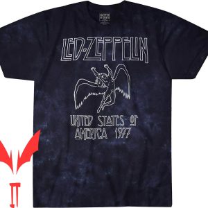 Skinny Puppy Tour T-Shirt Liquid Blue Led Zeppelin USA Tour