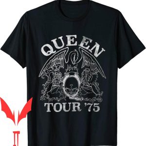 Skinny Puppy Tour T-Shirt Queen Official Tour 75 Crest Logo