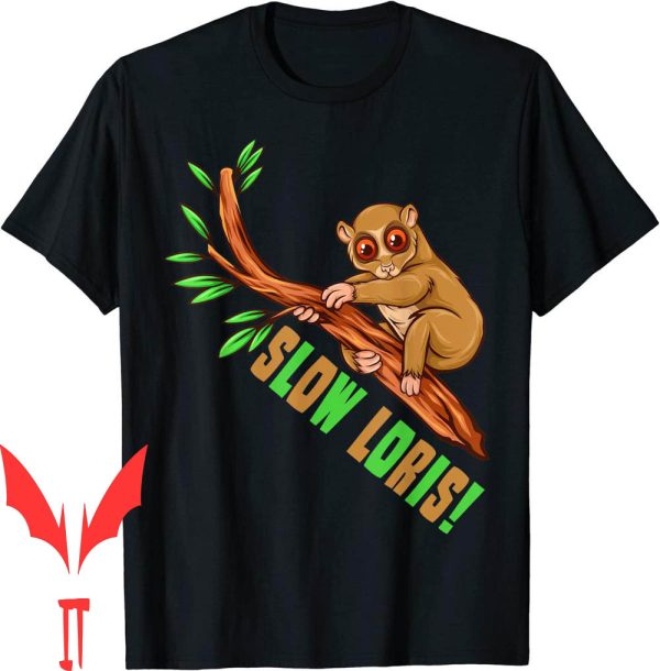 Slow Loris T-Shirt Plumbloris Primate Monkey Ape Asia Cute