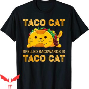 Taco Cat T-Shirt Cinco De Mayo Cute Mexican Food Tee