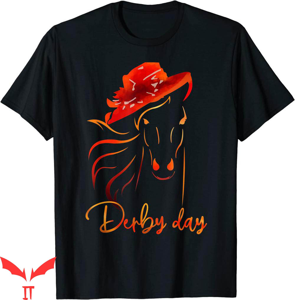 Talk Derby To Me T-Shirt Big Hat Cool Day Horse Lover Talk Derby To Me T-Shirt Big Hat Cool Day Horse Lover