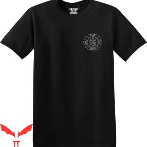 Thin Red Line T Shirt Firefighter Maltese Cross American 2