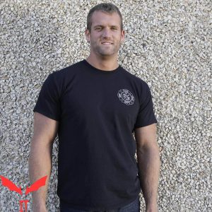 Thin Red Line T Shirt Firefighter Maltese Cross American 3