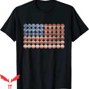 Trap Shooting T-Shirt American Flag Shotgun Shells Hunting