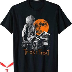 Trick R Treat T-shirt Scary Holloween Sam House And Moon