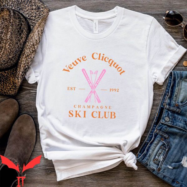 Veuve Clicquot T-Shirt Ski Country Club Champagne Vintage