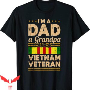 Vietnam War T-Shirt Dad Grandpa Vietnam Veteran Vintage